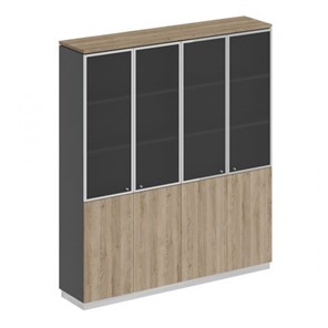 Шкаф для документов со стеклянными дверьми Speech Cube (180.2x40x203.4) СИ 315 ДС АР ДС/ХР в Липецке