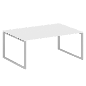 Конференц-стол переговорный БО.ПРГ-1.5 (Серый/Белый) в Липецке