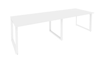 Стол для совещаний O.MO-PRG-2.3 Белый/Белый бриллиант в Липецке
