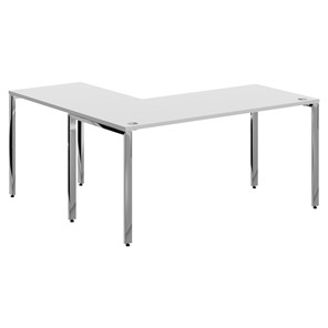 Письменный угловой  стол для персонала правый XTEN GLOSS  Белый XGCT 1615.1 (R) (1600х1500х750) в Липецке
