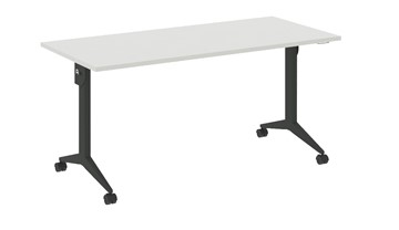 Складной мобильный стол X.M-4.7, Металл антрацит/Белый бриллиант в Липецке