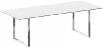 Конференц-стол для переговоров Metal system direct БО.ПРГ-240 Белый в Липецке