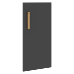 Дверь для шкафа низкая правая FORTA Черный Графит FLD 40-1(R) (396х18х766) в Липецке