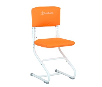 Комплект чехлов на сиденье и спинку стула СУТ.01.040-01 Оранжевый, Замша в Липецке