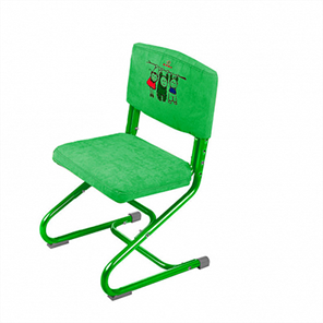 Чехол для стула СУТ 01-01 Зеленый, Замша в Липецке