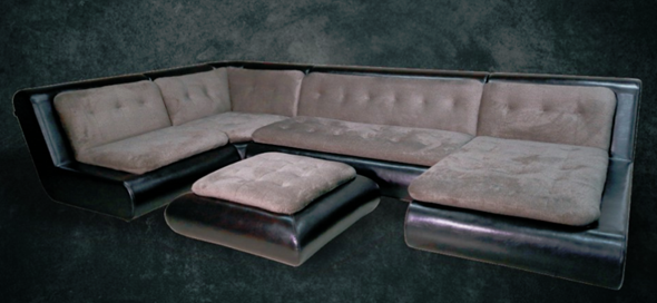 П-образный диван Эвелина со столом-пуфом в Липецке - изображение