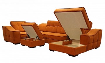 Угловой диван N-11-M (П1+ПС+УС+Д2+Д5+П1) в Липецке - предосмотр 2
