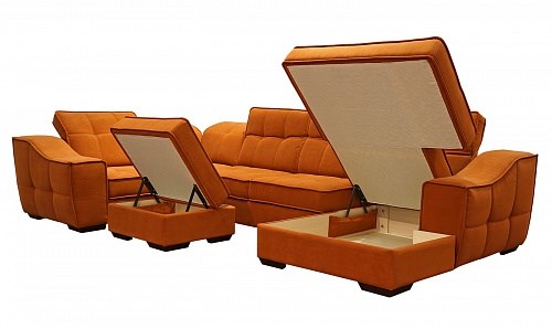 Угловой диван N-11-M (П1+ПС+УС+Д2+Д5+П1) в Липецке - изображение 2