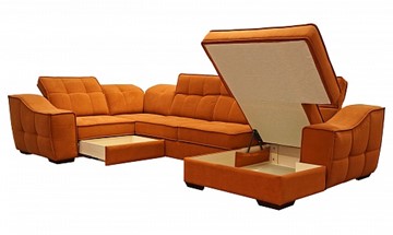 Угловой диван N-11-M (П1+ПС+УС+Д2+Д5+П1) в Липецке - предосмотр 1