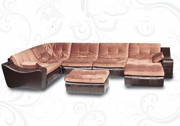 П-образный диван Плимут-Лувр 410х230х175 в Липецке - предосмотр 1