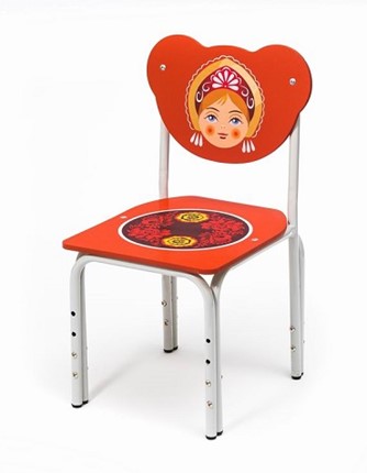Детский стул Матрешка (Кузя-МТ(1-3)КрСр) в Липецке - изображение