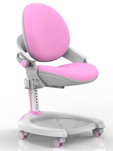 Кресло растущее Mealux ZMAX-15 Plus, Y-710 PN, белый металл, обивка розовая однотонная в Липецке