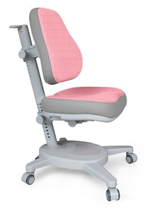 Растущее детское кресло Mealux Onyx (Y-110) G + DPG  - серое + чехол розовый с серыми вставками в Липецке