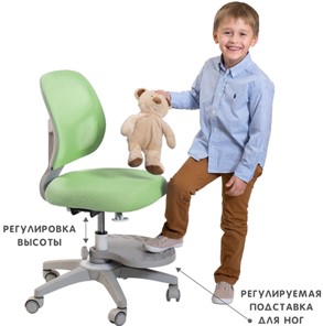 Детское кресло Holto-22 зеленое в Липецке - предосмотр 2