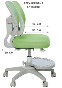Детское кресло Holto-22 зеленое в Липецке - предосмотр 3