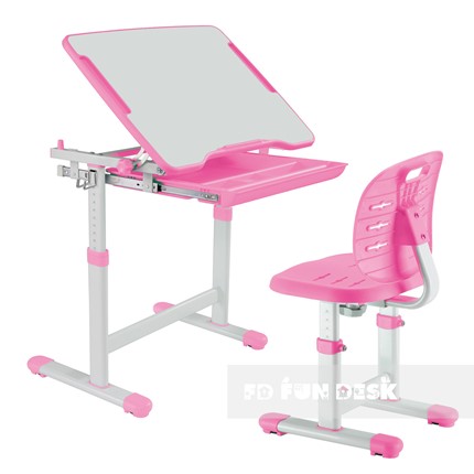 Растущая парта и стул Piccolino III Pink в Липецке - изображение