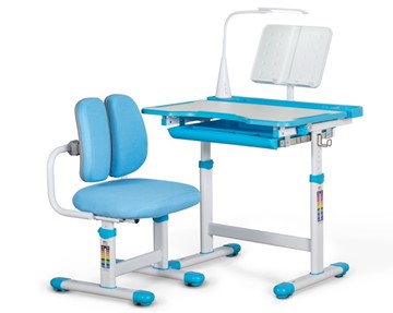 Комплект из растущего стола и кресла Mealux EVO BD-23 Blue в Липецке