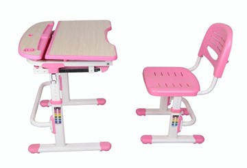 Растущий стол и стул Sorriso Pink в Липецке