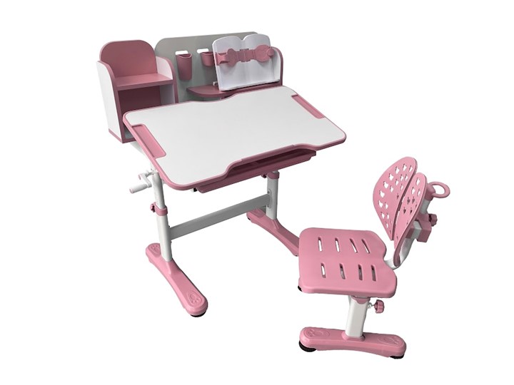 Растущий стол и стул Vivo Pink FUNDESK в Липецке - изображение 1