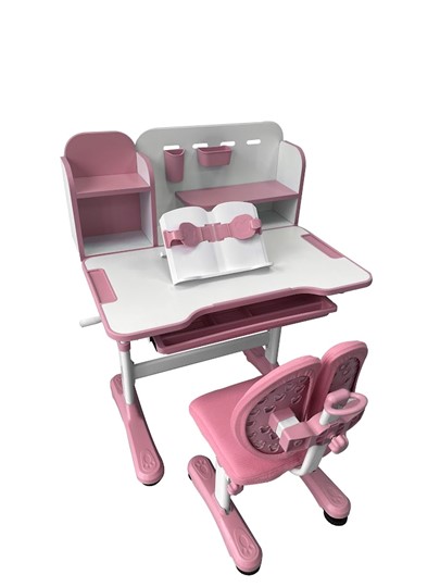 Растущий стол и стул Vivo Pink FUNDESK в Липецке - изображение 2