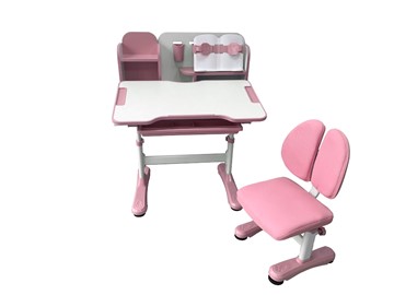 Растущий стол и стул Vivo Pink FUNDESK в Липецке - предосмотр 3