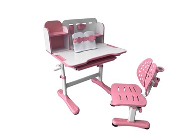 Растущий стол и стул Vivo Pink FUNDESK в Липецке - предосмотр
