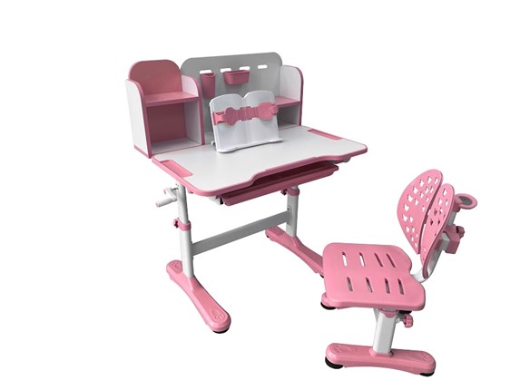 Растущий стол и стул Vivo Pink FUNDESK в Липецке - изображение