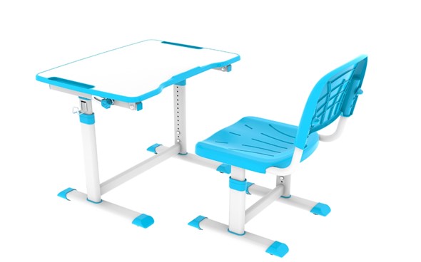 Парта растущая + стул Olea blue в Липецке - изображение