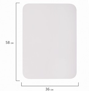 Магнитно-маркерная доска на холодильник BRAUBERG, 58х36 см с маркером, магнитом и салфеткой в Липецке - предосмотр 8