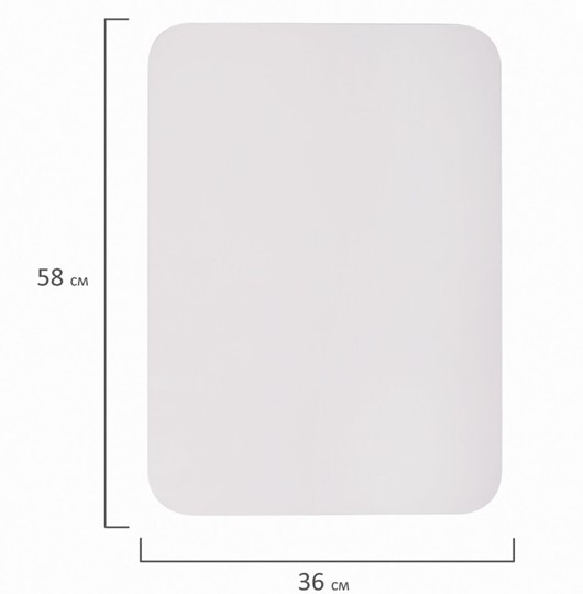Магнитно-маркерная доска на холодильник BRAUBERG, 58х36 см с маркером, магнитом и салфеткой в Липецке - изображение 8