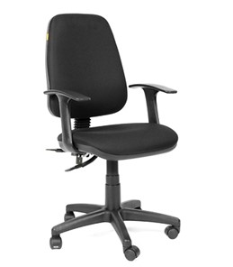Компьютерное кресло CHAIRMAN 661 Ткань стандарт 15-21 черная в Липецке - предосмотр