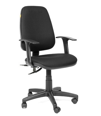 Компьютерное кресло CHAIRMAN 661 Ткань стандарт 15-21 черная в Липецке - изображение