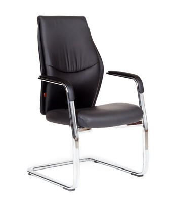 Офисное кресло CHAIRMAN Vista V Экокожа премиум черная в Липецке - изображение